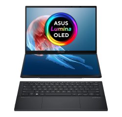ASUS Zenbook Duo OLED UX8406MA-QL396W - Ordenador Portátil 14" WUXGA (Intel Core Ultra 9 185H, 32GB RAM, 1TB SSD, Arc Graphics, Windows 11 Home) Gris Tintero - Teclado QWERTY español