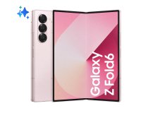 Samsung Galaxy Z Fold6 Smartphone AI, 512GB, RAM 12GB, Display 6,3"/7,6" Dynamic AMOLED 2X, Pink