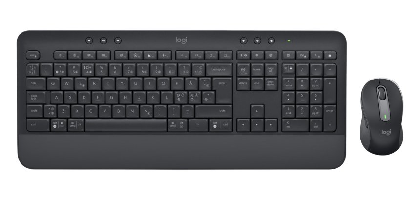 Logitech 920-011010 clavier Souris incluse Bureau Bluetooth QWERTY Nordique Graphite