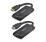 StarTech.com Extendeur HDMI Sans Fil pour Salles de Réunion et Espaces de Travail Collaboratifs, 4K 60Hz, Portée de 20m, Alimentation par USB, Kit Transmetteur et Récepteur Plug-and-Play