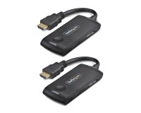StarTech.com Extendeur HDMI Sans Fil pour Salles de Réunion et Espaces de Travail Collaboratifs, 4K 60Hz, Portée de 20m, Alimentation par USB, Kit Transmetteur et Récepteur Plug-and-Play