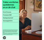 HP All-in-One 27-cr0074nf PC AMD Ryzen™ 7 7730U 68,6 cm (27") 1920 x 1080 pixels 16 Go DDR4-SDRAM 512 Go SSD Windows 11 Home Wi-Fi 6 (802.11ax) Blanc