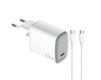 Celly UPTC1USBC65WCTC cargador de dispositivo móvil Smartphone, Tableta Blanco USB Interior