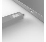 Lindy 40427 bloqueador de puerto Bloqueador de puerto + clave USB Tipo C Blanco 5 pieza(s)