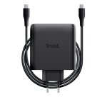 Trust Maxo Cargador GaN USB-C de 2 puertos de 100 W - Blanco