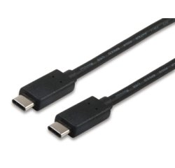 Equip Cable USB 2.0 C a C, M/M, 1,0m, PD 60W