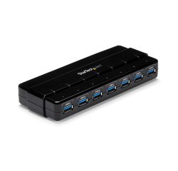 StarTech.com Hub SuperSpeed USB 3.0 avec 7 ports - 5Gbps - Concentrateur USB 3.0 avec adaptateur d'alimentation