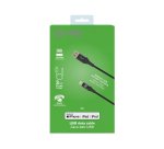 Celly USBLIGHTCOL3MBK cavo Lightning 3 m Nero