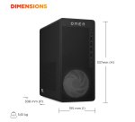 HP OMEN 16L TG03-0084nf AMD Ryzen™ 5 8500F 16 Go DDR5-SDRAM 512 Go SSD NVIDIA GeForce RTX 5060 Windows 11 Home Tower PC Noir