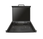 StarTech.com Console KVM à Montage Rack 16 ports avec Câbles de 1,82m - Switch KVM Intégré avec Écran LCD 19" - Tiroir LCD 1U Complet - KVM OSD - Durable 50,000 MTBF - Support USB + VGA - Clavier QWERTY