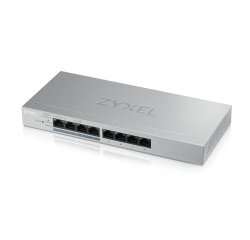 Zyxel GS1200-8HP-EU switch Gestionado L2 Gigabit Ethernet (10/100/1000) Energía sobre Ethernet (PoE) Gris