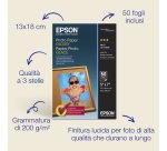 Epson Carta fotografica lucida (130 x 180 mm), 200 g/m2, 50 fogli
