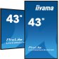 iiyama LH4360UHS-B2AG Écran d'affichage dynamique Carte A numérique 108 cm (42.5") LED Wifi 500 cd/m² 4K Ultra HD Noir Intégré dans le processeur Android 11 24/7