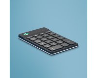 R-Go Tools Clavier R-Go Numpad Break, clavier num&eacute;rique ergonomique avec logiciel de pause, bluetooth, noir