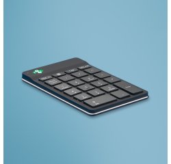 R-Go Tools Clavier R-Go Numpad Break, clavier num&eacute;rique ergonomique avec logiciel de pause, bluetooth, noir