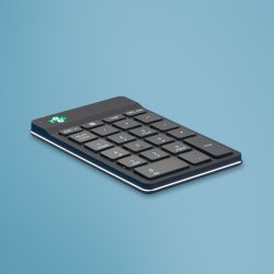 R-Go Tools Clavier R-Go Numpad Break, clavier num&eacute;rique ergonomique avec logiciel de pause, bluetooth, noir