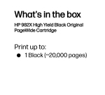 HP 982X - High Yield - black - original - PageWide - ink cartridge