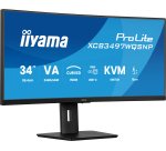 iiyama ProLite XCB3497WQSNP-B1 écran plat de PC 86,4 cm (34") 3440 x 1440 pixels UltraWide Quad HD LED Noir
