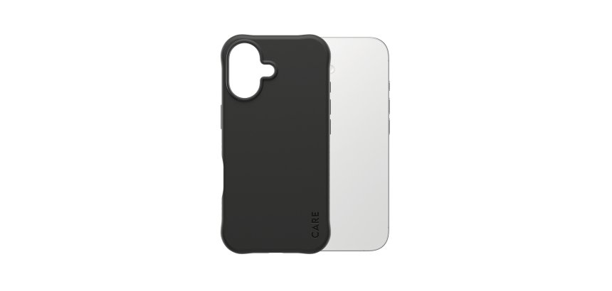 PanzerGlass CARE™ by ® Samba Case Black w. MagSafe iPhone 17 | Bulk protective phone case Black Cover
