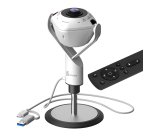 j5create JVU368-N Cámara web con altavoz alimentado por IA de 360°