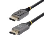 StarTech.com 3m DisplayPort 2.1 Cable, VESA Certified DP54 DisplayPort Cable, 8K 60Hz Uncompressed, 10K 60Hz/8K 144Hz/4K with DSC 1.2a, DP 2.1 Display Cable