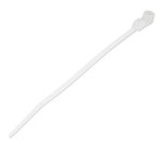 StarTech.com 4"(10cm) Cable Ties with Mounting Hole - 1/16"(2mm) wide, 7/8"(24mm) Bundle Dia. 18lb(8kg) Tensile Strength, Nylon 66 Self Locking Ties w/Screw Hole, UL Listed, 100 Pack - TAA