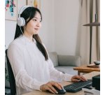 Logitech Zone Wired 2 Auricolare Cablato A Padiglione Musica e Chiamate USB Type-C / USB Type-A Bianco