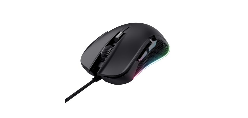 Trust GXT 922 YBAR souris Gaming Droitier USB Type-A Optique 7200 DPI