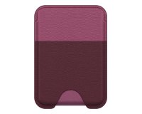 OtterBox Symmetry Cactus Leather Wallet voor MagSafe voor iPhone 16, Maroon Bells