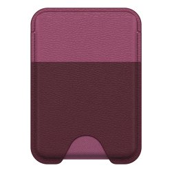 OtterBox Symmetry Cactus Leather Wallet pour MagSafe pour iPhone 16, Maroon Bells