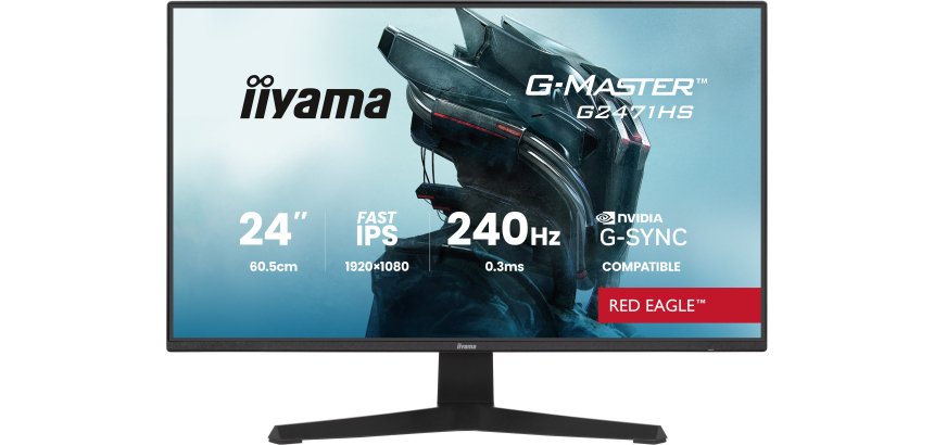 iiyama G-MASTER G2471HS-B1 écran plat de PC 60,5 cm (23.8") 1920 x 1080 pixels Full HD Noir