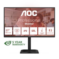 AOC 27E4U computer monitor 68.6 cm (27") 1920 x 1080 pixels Full HD LED Black