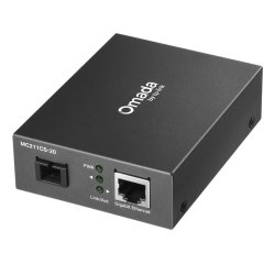 TP-Link Omada MC211CS-20 convertisseur de support réseau 1000 Mbit/s 1310 nm Monomode Noir