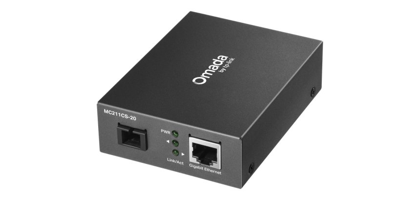 TP-Link Omada MC211CS-20 convertisseur de support réseau 1000 Mbit/s 1310 nm Monomode Noir