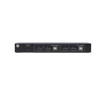 StarTech.com Switch KVM DisplayPort 2 Ports avec Matrice Vidéo Double Vue, 4K 60Hz, Hub 4x Ports USB, Commutateur KVM, Commutation par Touche de Raccourci, Matrice KVM DP 1.2, Conforme TAA