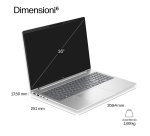 HP DQ6N4AT laptop Intel Core 7 350 Computer portatile 40,6 cm (16") WUXGA 16 GB LPDDR5x-SDRAM 512 GB SSD Wi-Fi 7 (802.11be) Windows 11 Pro AI PC Argento