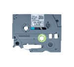 Brother TZE-MPSL31 ruban d'étiquette Noir sur argent