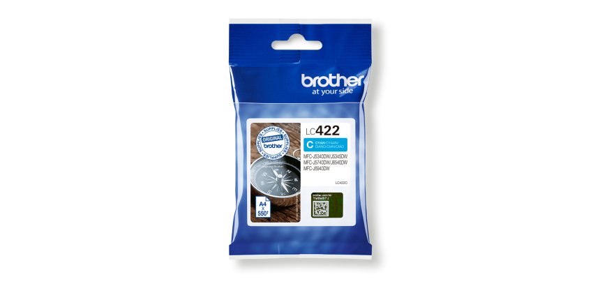 Brother LC422C Cartouche d'encre originale - Cyan