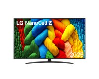 LG NanoCell AI 50NANO81A6A TV Serie NANO81 50'' 4K, a7 Gen8, HDR10, 20W, 3 HDMI con Game Optimizer, Smart TV WebOS 25