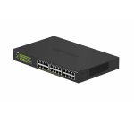 NETGEAR GS324P Non-géré Gigabit Ethernet (10/100/1000) Connexion Ethernet, supportant l'alimentation via ce port (PoE) 1U Noir