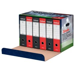 Esselte OXFORD BOX CALCIO 6xG85 (Rosso - Nero)