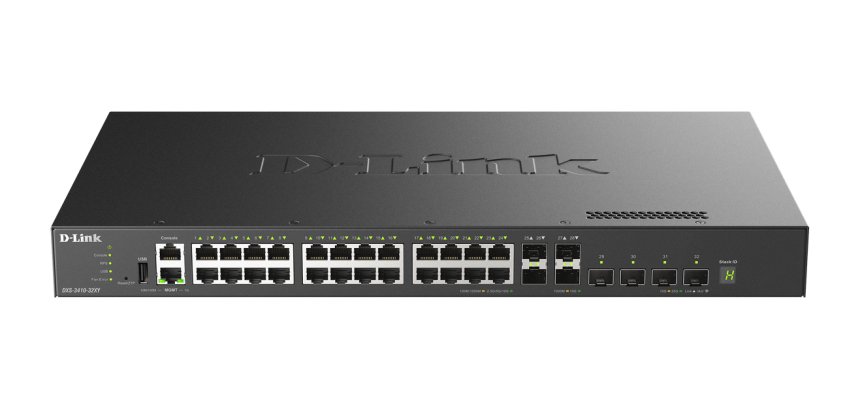 D-Link DXS-3410-32XY commutateur réseau Géré L3 Fast Ethernet (10/100) Noir