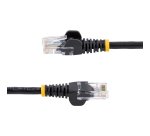 StarTech.com Cat5e Patch Cable with Snagless RJ45 Connectors - 5 m, Black