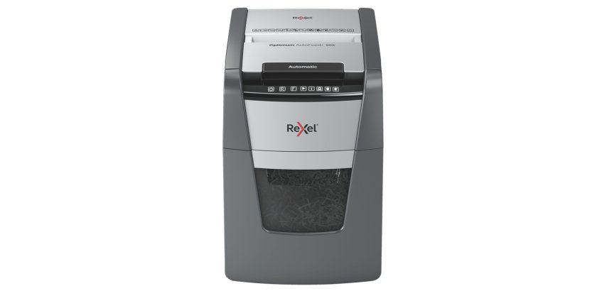 Rexel AutoFeed+ 90X paper shredder Cross shredding 55 dB Black, Grey