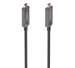 AISENS - Cable USB 3.1 Gen2 10Gbps AOC 4K@60Hz 3A 60W E-Marker, tipo USB-C/M-USB-C/M, Negro, 7.5m