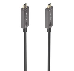 AISENS - Cable USB 3.1 Gen2 10Gbps AOC 4K@60Hz 3A 60W E-Marker, tipo USB-C/M-USB-C/M, Negro, 7.5m