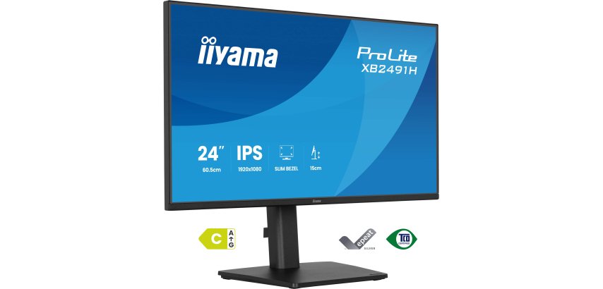 iiyama ProLite XB2491H-B1 computer monitor 60,5 cm (23.8") 1920 x 1080 Pixels Full HD LCD Zwart