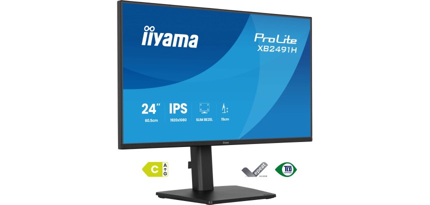 iiyama ProLite XB2491H-B1 computer monitor 60,5 cm (23.8") 1920 x 1080 Pixels Full HD LCD Zwart