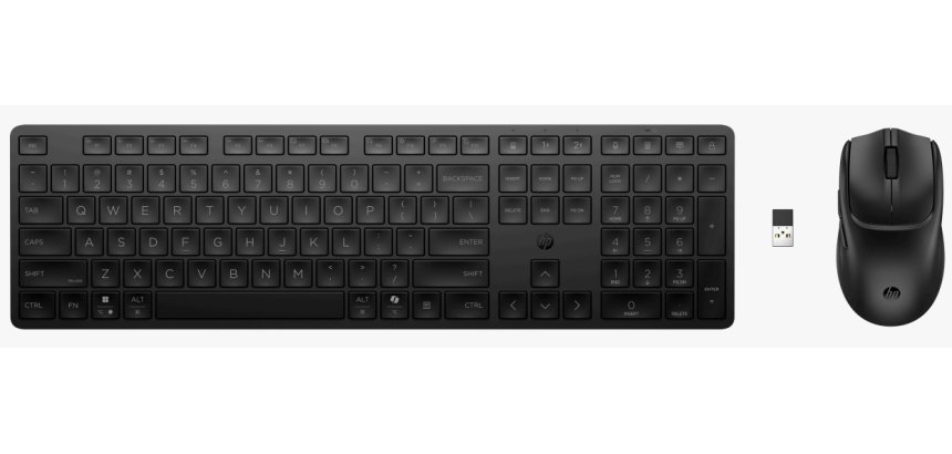 HP Ensemble clavier et souris hybride multi-appareils 495C - azerty