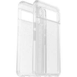 OtterBox Symmetry Series Clear pour Pixel 8 Pro, Stardust (Clear Glitter)